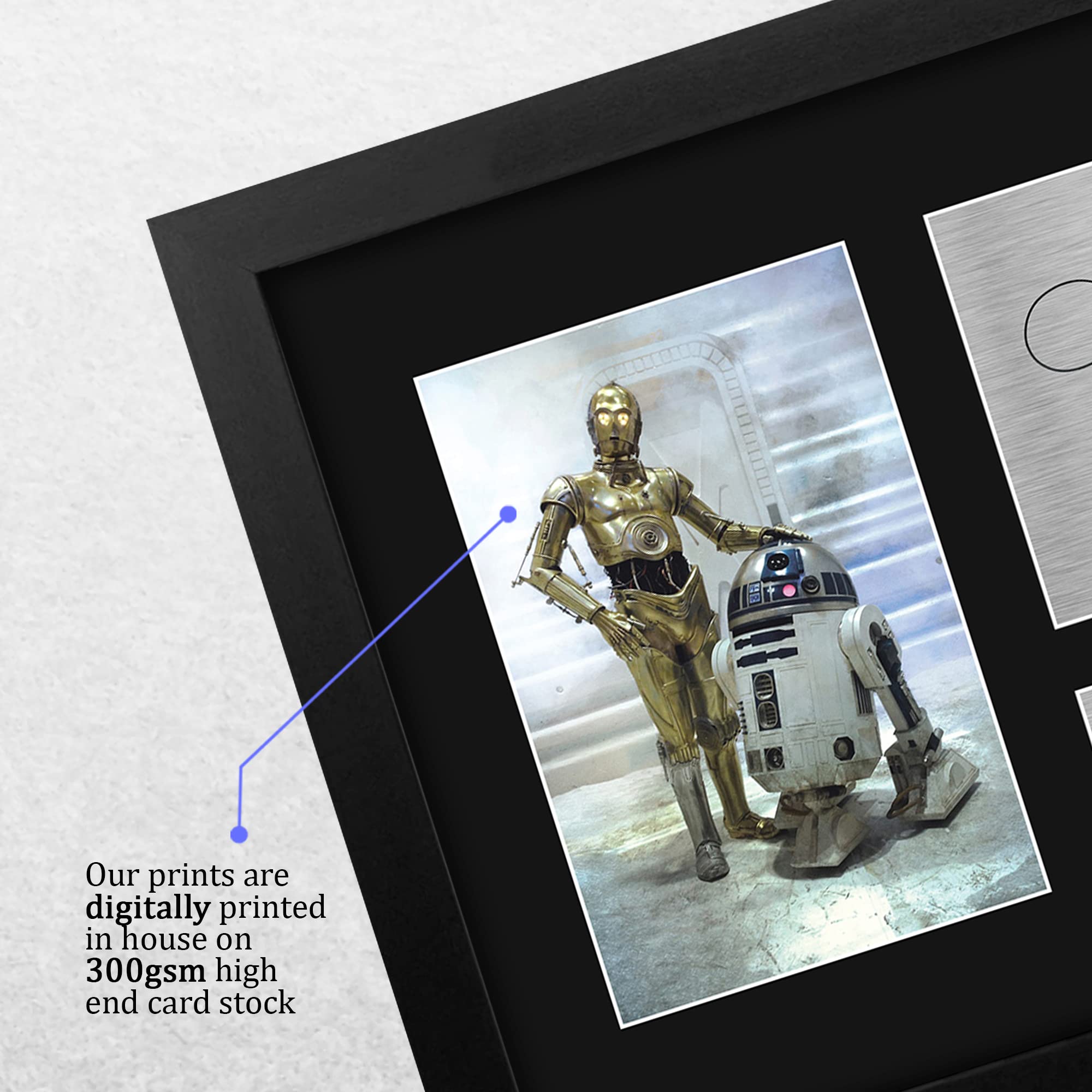 Amazon.com: HWC Trading Anthony Daniels & Kenny Baker USL Framed